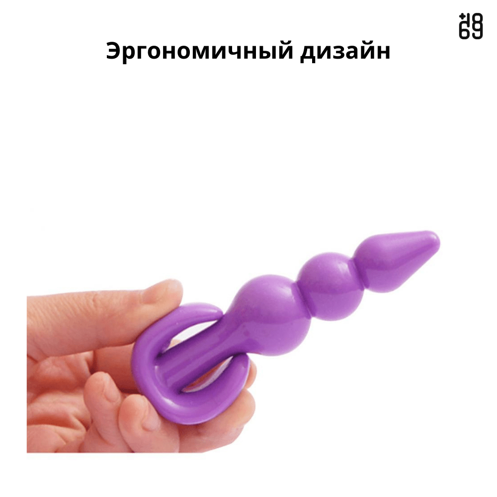 анальная пробка втулка силиконовая простая без вибрации для начинающих